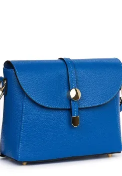 Poseta dama din piele naturala Laguna albastra imagine