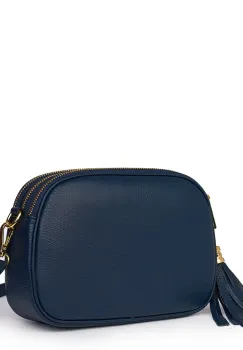 Poseta din piele cu trei compartimente Felicia bleumarin imagine