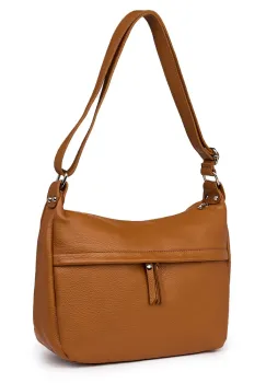 Poseta din piele naturala Amelia coniac imagine