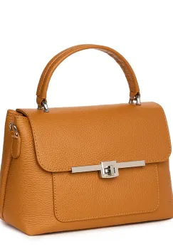 Poseta din piele naturala Sierra coniac imagine