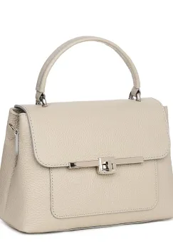 Poseta din piele naturala Sierra gri imagine