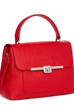 Poseta din piele naturala Sierra rosie imagine