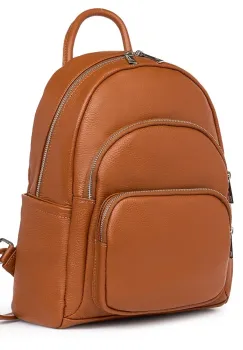 Rucsac din piele naturala Alghero maro imagine