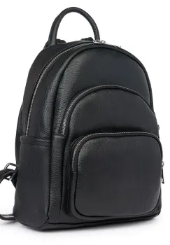 Rucsac din piele naturala Alghero negru imagine