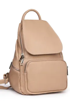 Rucsac din piele naturala Amadeus roz imagine