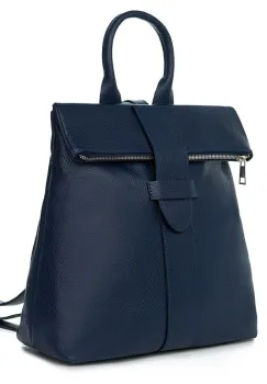 Rucsac din piele naturala Ricardo bleumarin imagine