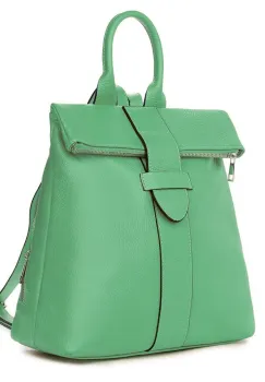 Rucsac din piele naturala Ricardo verde fistic imagine