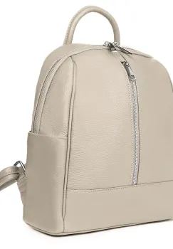 Rucsac din piele naturala Silvio gri imagine