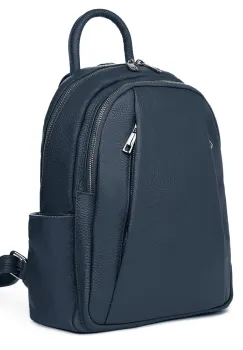 Rucsac din piele naturala Thomas bleumarin imagine