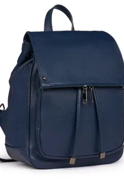 Rucsac piele naturala Jimmy bleumarin imagine