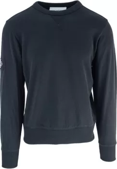 Bluza barbati Calvin Klein Monogram Sleeve Badge Crew J30J314035BAE imagine