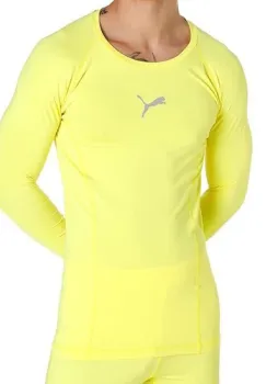 Bluza barbati Puma Liga Baselayer Tee Ls 65592046 imagine