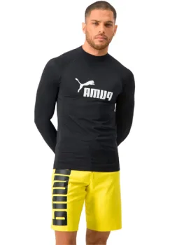 Bluza barbati Puma Swim Men Long Sleeve Rash Guard 1p 90766402 imagine