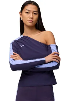 Bluza femei Puma T7 Asymmetric Longsleeve 63462364 imagine