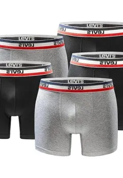 Boxeri barbati Levis Logo Boxershort 5-pack 701224335-001 imagine