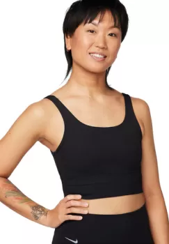 Bustiera femei Nike Zenvy Rib FQ0410-010 imagine