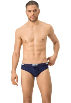 Costum de baie barbati Puma Swim Men Logo Swim Brief 1p 90765501 imagine