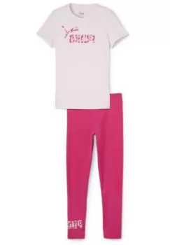 Echipament copii Puma Animal Tee Leggings Set G 68032167 imagine