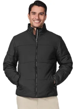 Geaca barbati Skechers GO SHIELD Cozy Fit Traverse Down Jacket JA389-BLK imagine