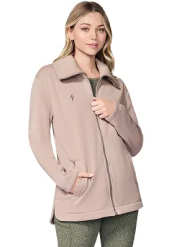 Geaca femei Skechers GO SNUGGLE Tunic Full Zip Jacket JA214-TPBR imagine