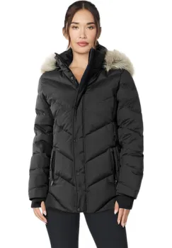 Geaca femei Skechers On-the-GO Cozy Fit Journey Parka JA375-BLK imagine