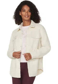 Geaca femei Skechers Sherpa Shacket JA182-CRW imagine