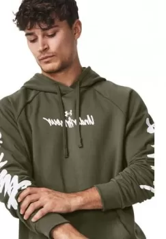 Hanorac barbati Under Armour Rival Fleece Graphic 1379760-390 imagine