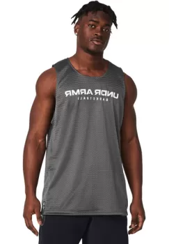 Maiou barbati Under Armour Baseline Reversible Tank 1386059-025 imagine