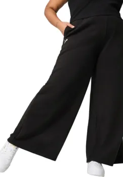 Pantaloni femei Puma Wardrobe Ess Relaxed Wide Leg Sweatpants 62975401 imagine