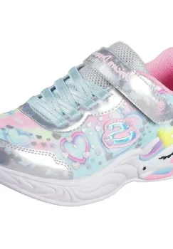 Pantofi sport copii Skechers S Lights-unicorn Dreams-hear 303063L-SMLT imagine