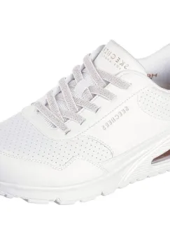 Pantofi sport femei Skechers Uno - Banksia Luxe 177118-WHT imagine
