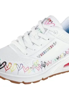 Pantofi sport femei Skechers Uno - Love All Aroun 177917-WMLT imagine