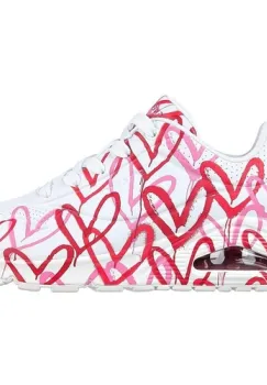 Pantofi sport femei Skechers Uno-spread The Love 155507-WRPK imagine