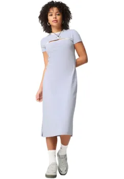 Rochie femei Puma Wardrobe Ess Midi Cut-out Dress 62976947 imagine