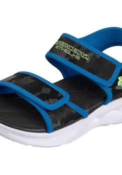 Sandale copii Skechers Sola Glow Sandal - Camo Brigh 407010L-BKBL imagine