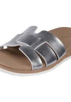 Slapi femei Skechers Desert Kiss Low - Pe 114707-SIL imagine