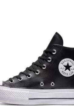 Tenisi cu platforma femei Converse Chuck Taylor All Star Lift Leather High Top 561675C imagine