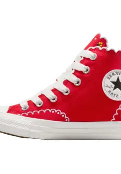 Tenisi unisex Converse Chuck Taylor All Star Embroidered Flowers High Top A13518C imagine
