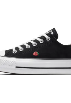 Tenisi unisex Converse Chuck Taylor All Star Lift Platform Embroidered Strawberries A14935C imagine