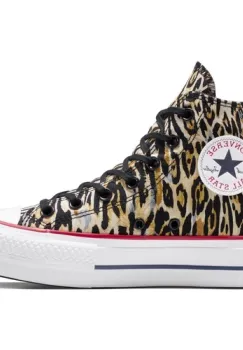 Tenisi unisex Converse Chuck Taylor All Star Lift Platform Leopard A15462C imagine