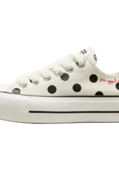 Tenisi unisex Converse Chuck Taylor All Star Lift Platform Polka Dots A10689C imagine