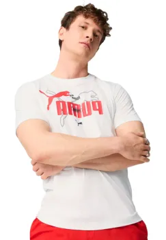 Tricou barbati Puma Ess Logo Lab Summer Tee 68467102 imagine