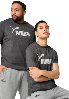 Tricou barbati Puma Ess No 1 Logo Heather Tee 68255001 imagine