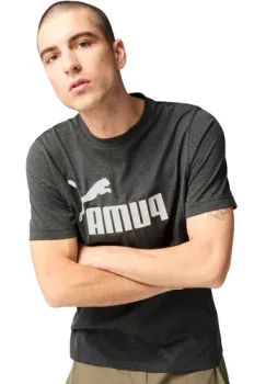 Tricou barbati Puma Ess No 1 Logo Heather Tee 68255007 imagine