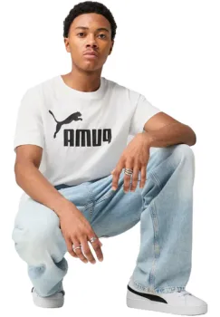 Tricou barbati Puma Ess No 1 Logo Tee 68253202 imagine