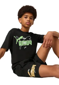 Tricou copii Puma Ess Logo Lab Summer Tee B 68579501 imagine