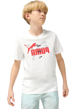 Tricou copii Puma Ess Logo Lab Summer Tee B 68579502 imagine