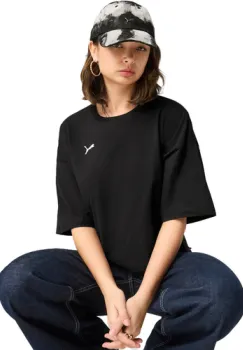 Tricou femei Puma Wardrobe Ess Oversized Short Tee Bl 62974301 imagine