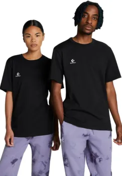 Tricou unisex Converse Go-To Embroidered Star Chevron Standard-Fit T-Shirt 10023876-A02 imagine