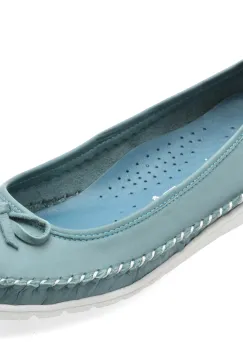 Balerini FLAVIA PASSINI albastri, 2565, din piele naturala imagine